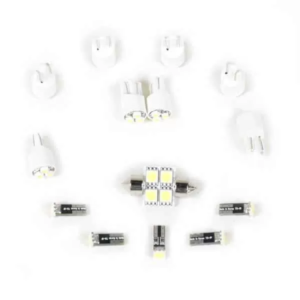 White Interior LED Light Bulb Package Kit For 2012-2016 Mazda 6 Mazdaspeed