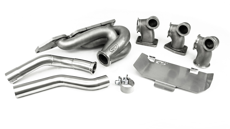 XS-Power 2.5 Catback Exhaust Header Down Pipe Manifold Collector Flange Gasket 2 Bolt