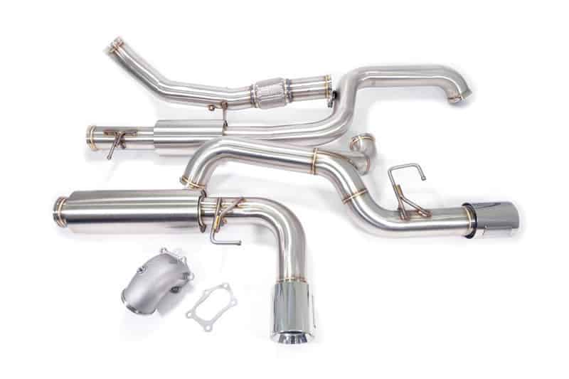 turbo back exhaust system