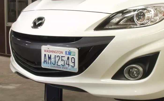 r15 v3 number plate frame