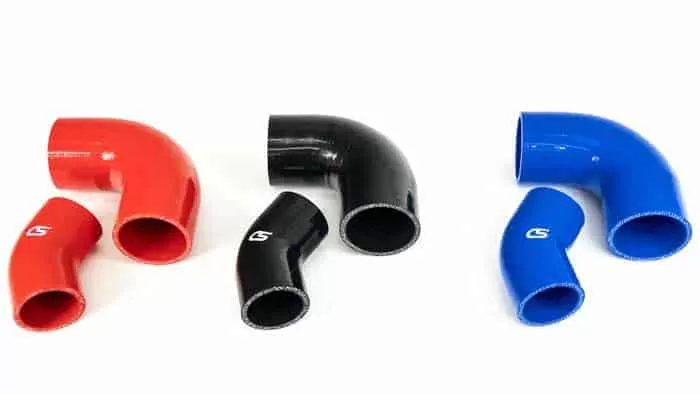 Mazdaspeed Boost Tubes in red, black, blue