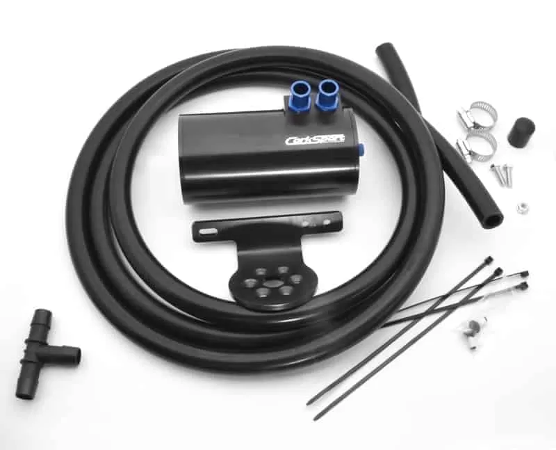 11 feet of reinforce silicone hose is included with the Mazda Oil Catch Can Kit