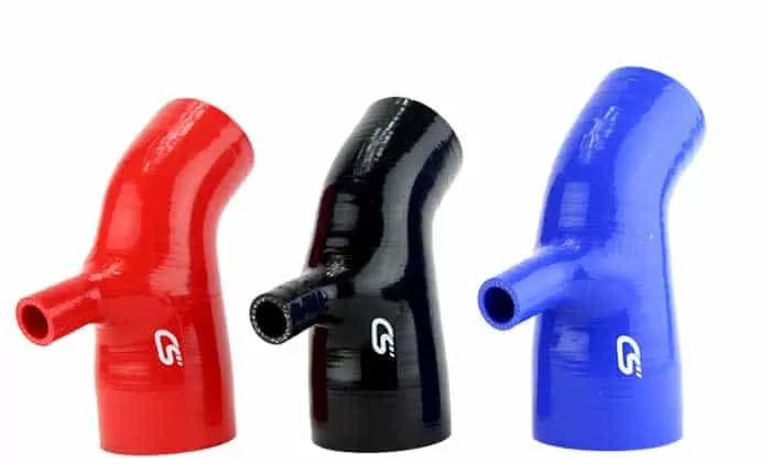 Choose from red, blue, black  intake elbow