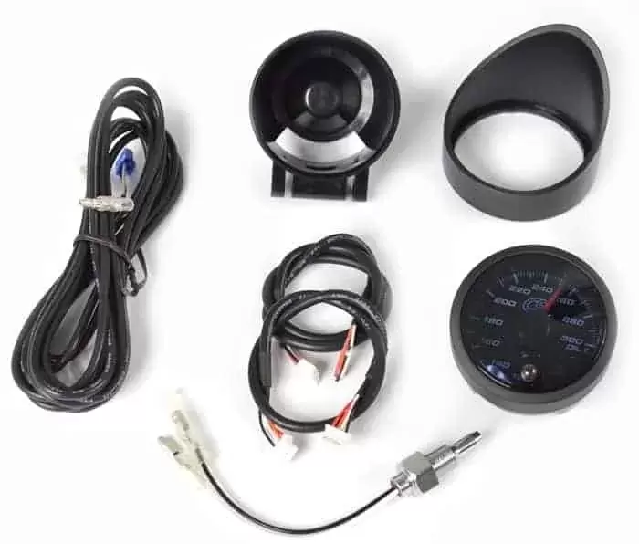 CorkSport Mazdaspeed Oil Temperature Gauge parts and components.
