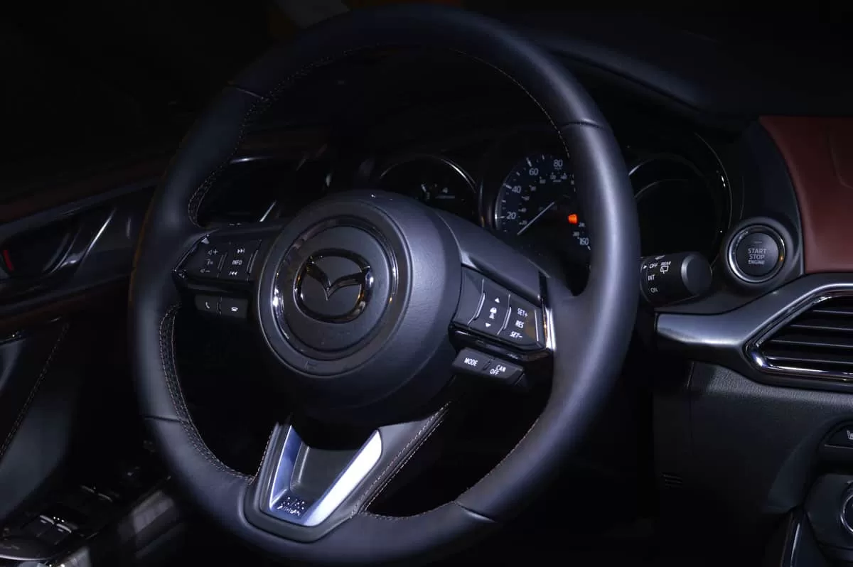 Steering view with CX-9 LED Lights