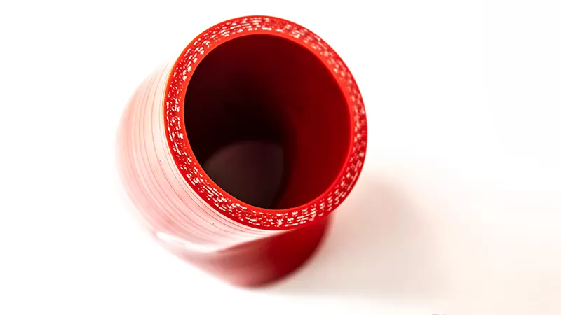 Red Boost tube over head and size view