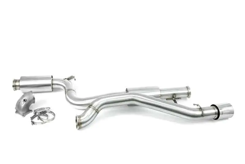 3.5 inch OD mandrel bent piping provides a great sound and efficient flow for 850+WHP.