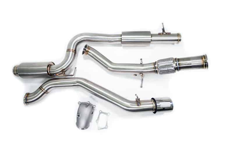 Replace your Mazdaspeed 3 full exhaust system with the CorkSport 3.5” Turbo Back Exhaust.