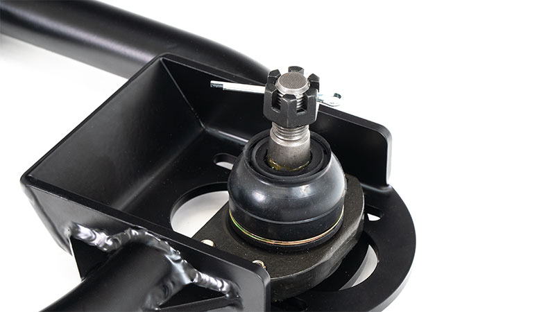 Replace your entire front upper control arm for added adjustability and suspension rigidity.