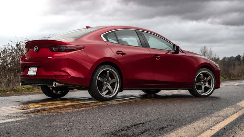 Mazda 3 store custom exhaust