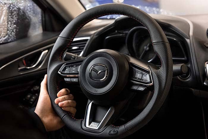 All OEM buttons and trim fit perfectly in the CorkSport Steering Wheel.