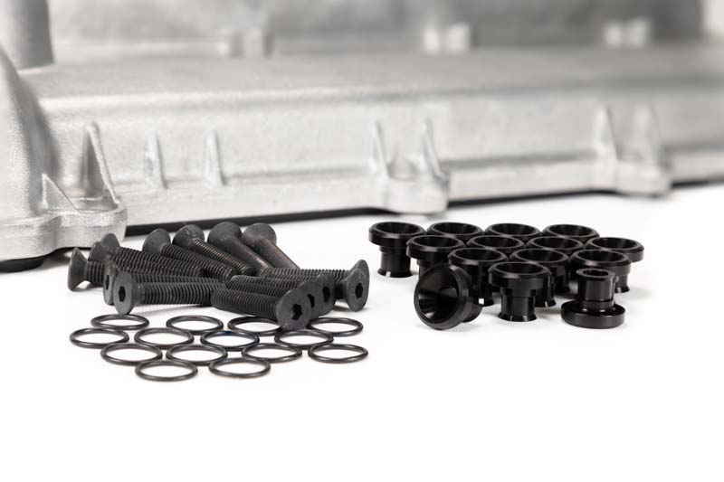 Mazdaspeed valve cover hardware kit black with black stainless bolts