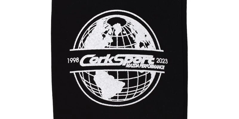 COrkSprot Black with World Koozie