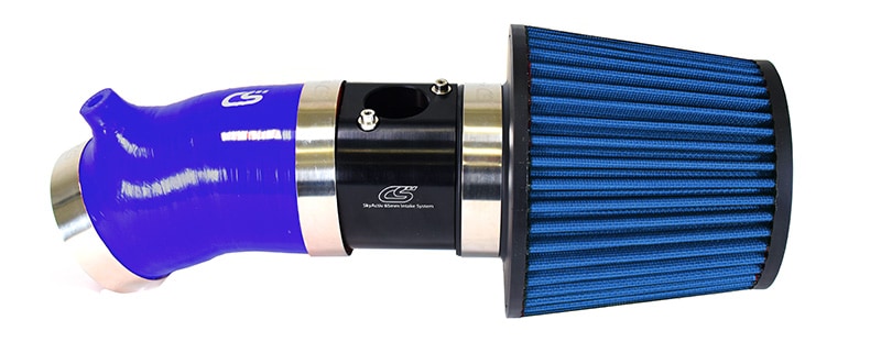 Blue short ram intake for 2019 Mazda 3 and CX-30