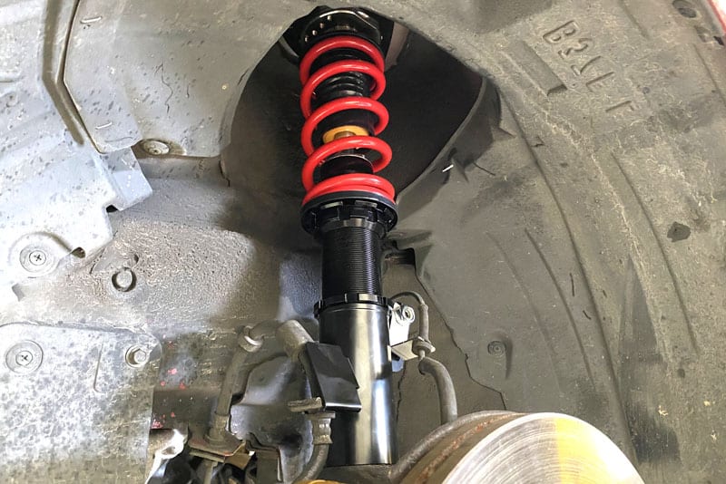 Unlike lowering springs, with coilovers you can tailor your ride height for your setup.