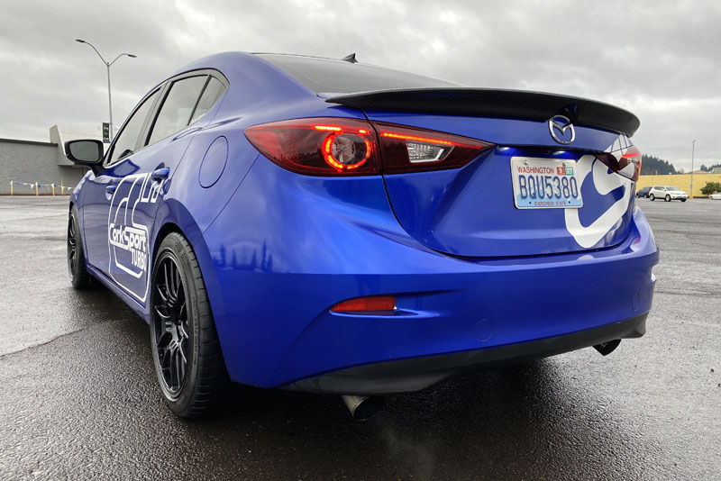 Carbon Fiber Trunk Lip Spoiler for Mazda 3 Sedan 2014-2018