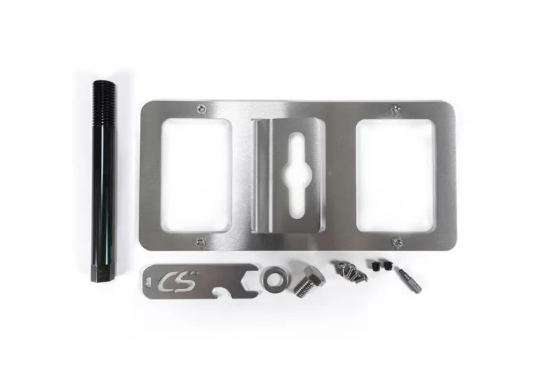 Easy to install 2004-2008 Mazda 3 license plate relocation kit.