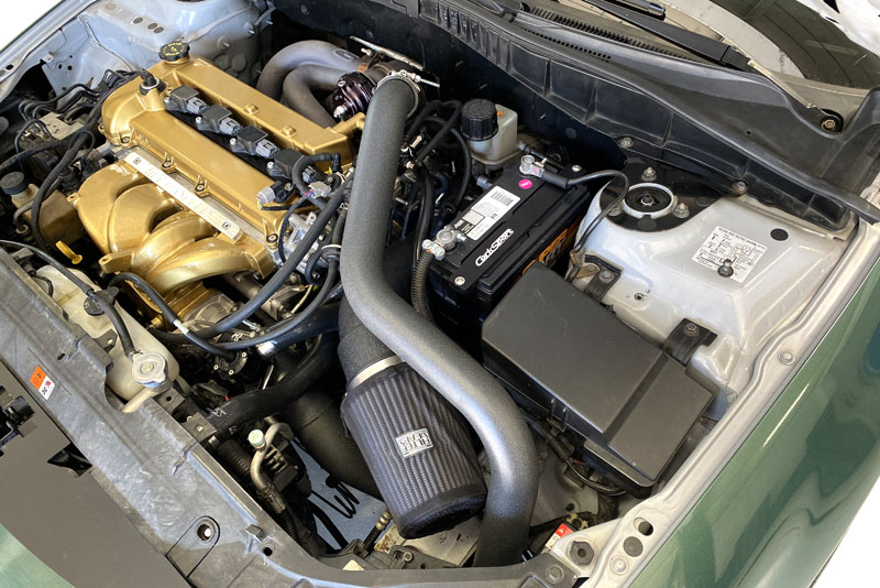 Alternate view of the location and placement of the 2006-2007 Mazdaspeed 6 51r Battery Tray
