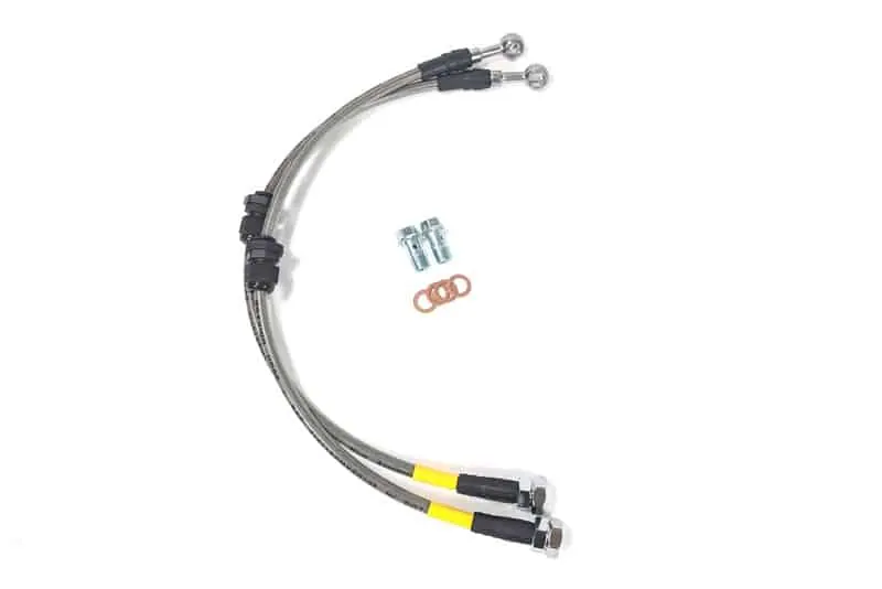 Mazda 3 2019+ brake lines  made with stainless steel and have a PVC coating to ensure they will withstand harsh environments. StopTech, Edge Autosport, Damond Motorsports, Good-Win Racing, Street Unit, Cobb, Racing Beat