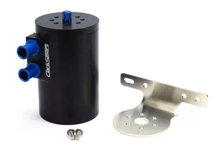 Mazda 3/6 Oil Catch Can with stainless steel bracket.