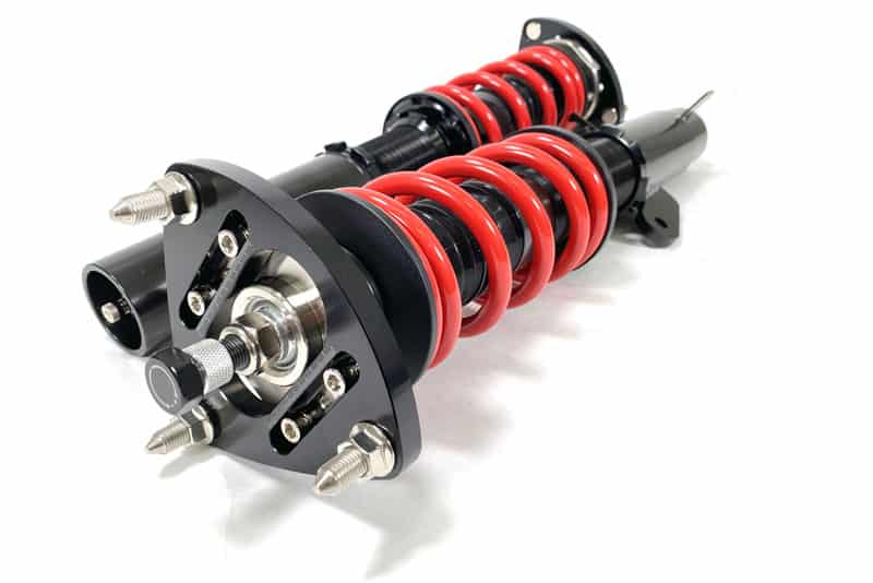 Adjust ride height and front camber to dial in your stance & wheel fitment with the Mazdaspeed Coilvover
