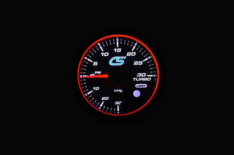 Mazdaspeed 3 Boost Gauge for Mazda with two color light