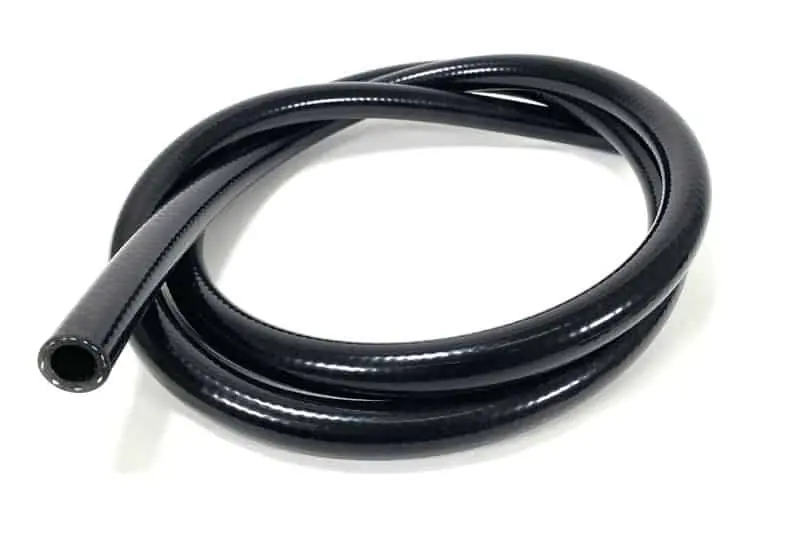 Reinforced silicone hose provides good chemical resistance