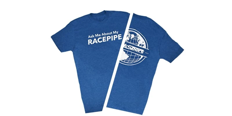 CorkSport "Ask Me About My Racepipe" 25th Anniversary T-Shirt
