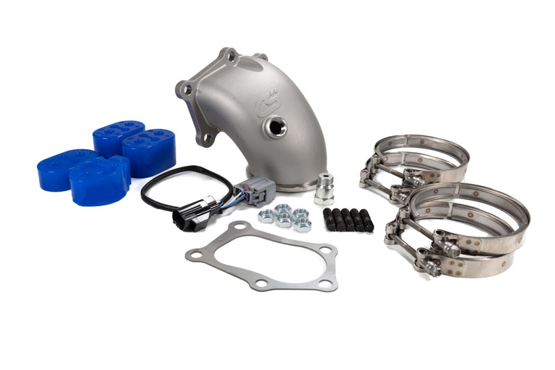 A cast stainless steel bellmouth ensures a smooth transition out of your turbo.
