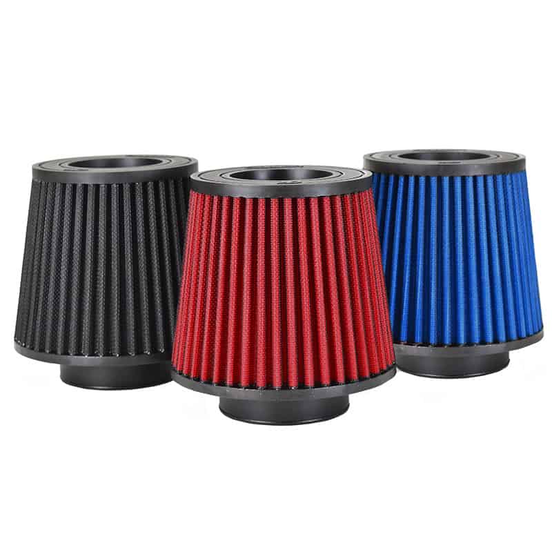 SRI Mazda filters come in Red, Blue, and Black