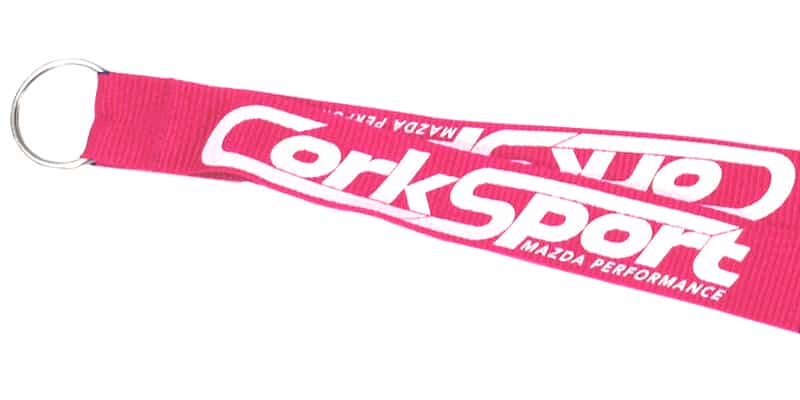 Pink CorkSport Lanyard