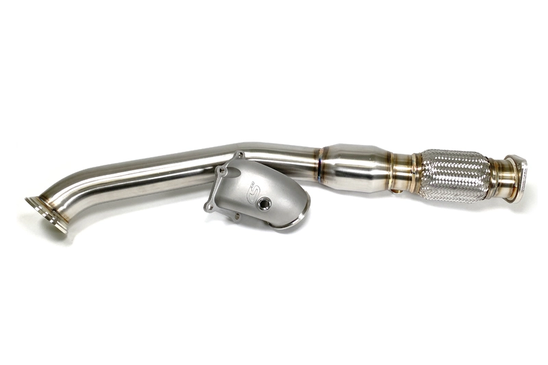 The Mazdaspeed6Mandrel bent &amp; TIG welded 304 stainless piping offers smooth flow and long lasting durability.