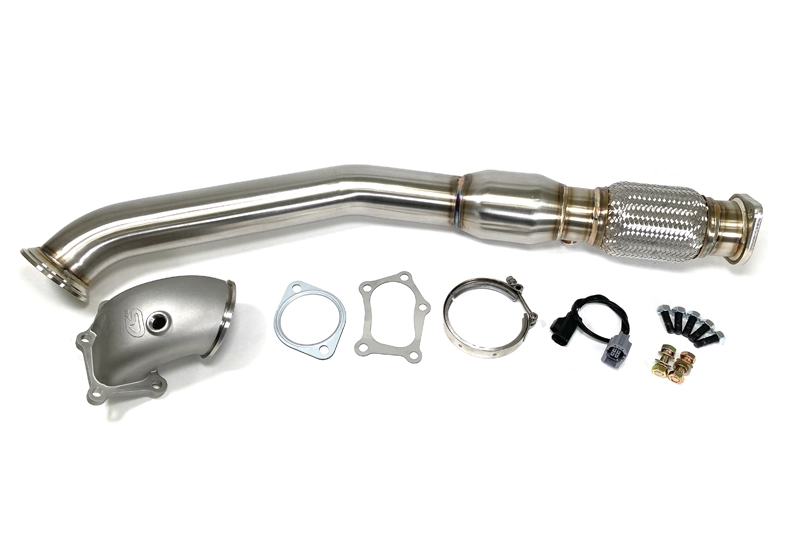 Mazdaspeed 6 Downpipe Option for a catted setup utilizing a 300cel density metallic foil CAT.