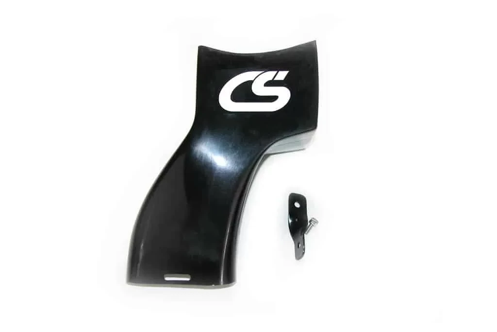 Black gel coated FRP construction ensures you get cool air to your Mazda 2 intake