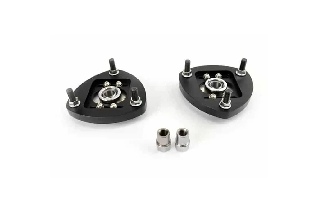 Bolt in design Mazda 3 camber plates fit the 3rd gen models 2014-2018