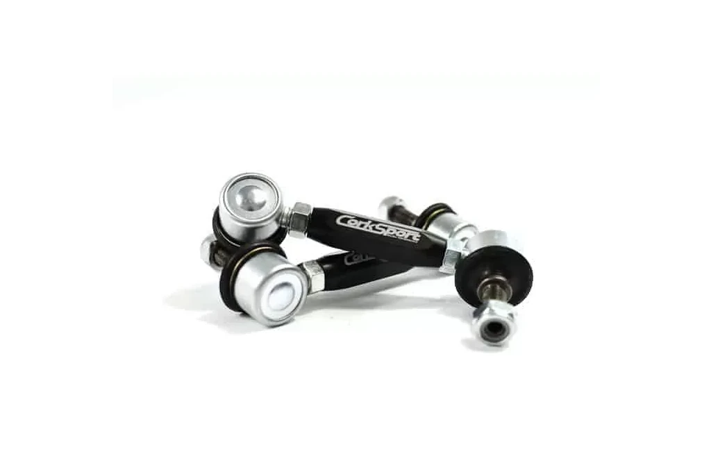 The CS ball joints feature an all steel construction compared to the OEM plastic inner cup.