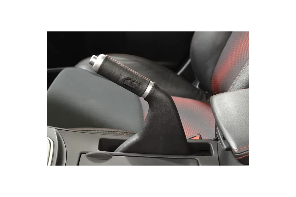 Step up your game with the CorkSport Leather Parking Brake Handle.