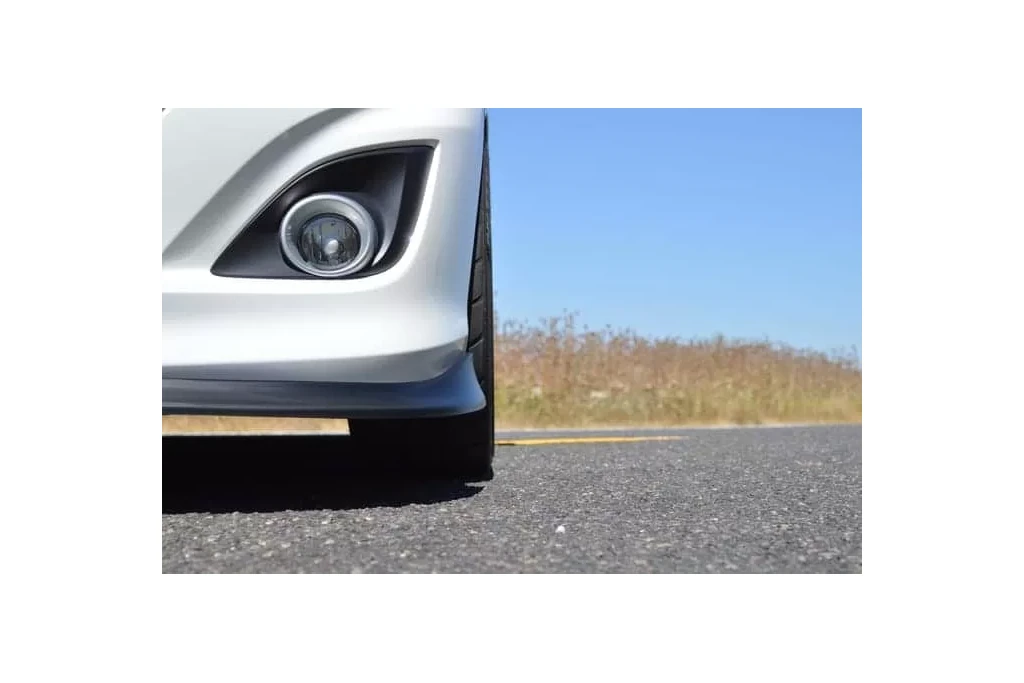 Gen 2 Mazdaspeed 3 front lip with matte black coating.