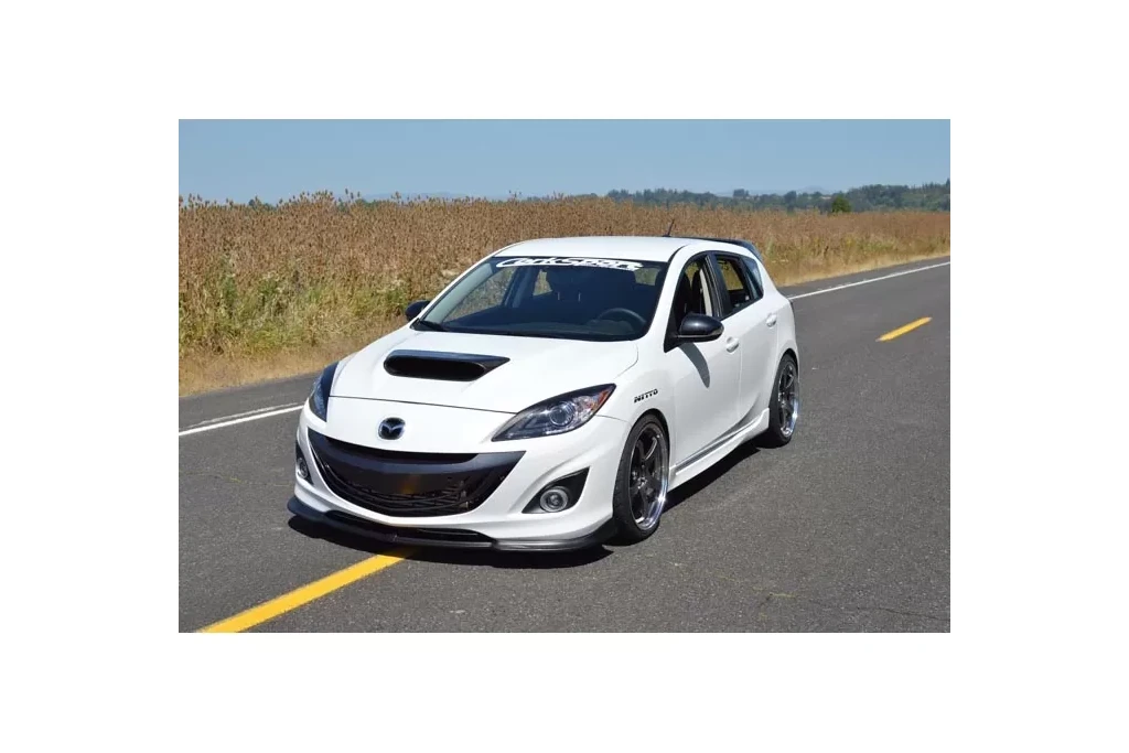 The CorkSport Mazdaspeed 3 front lip is a completely unique design.