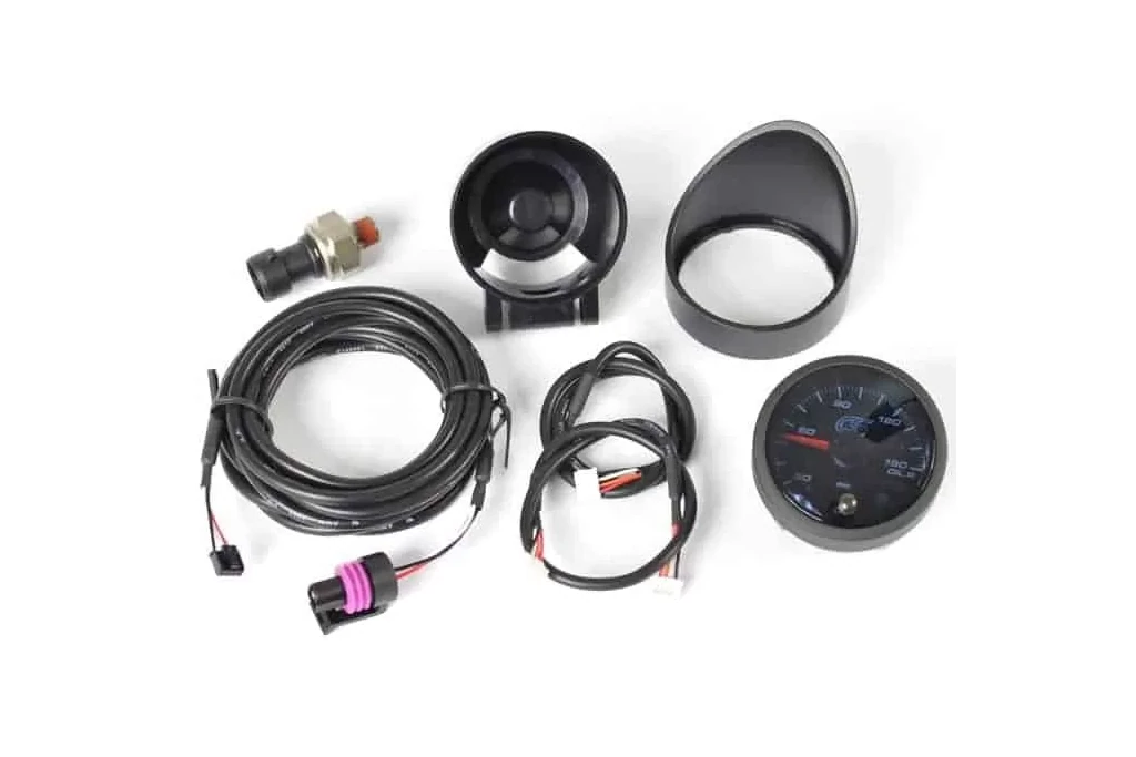 CorkSport Mazdaspeed Oil Pressure Gauge parts and components.