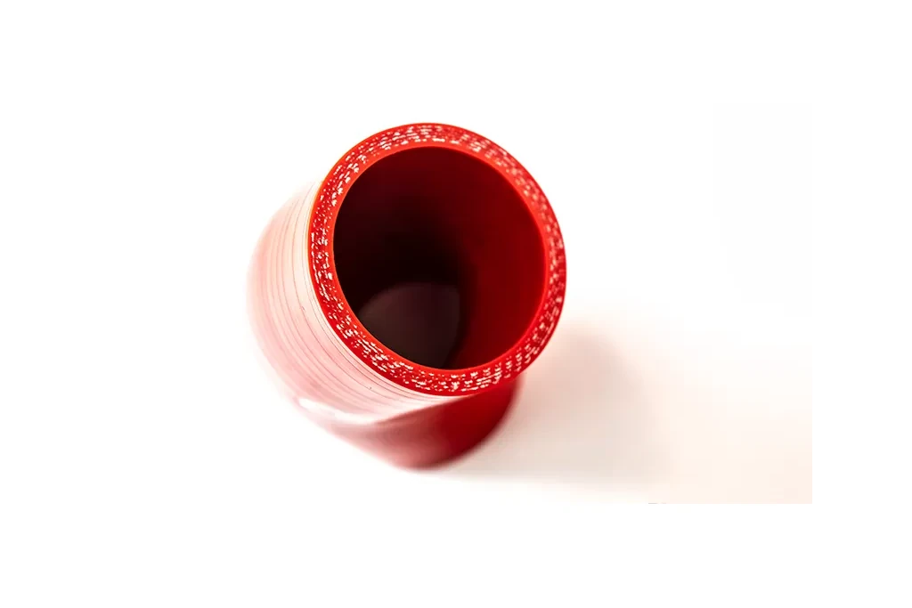 Red Boost tube over head and size view