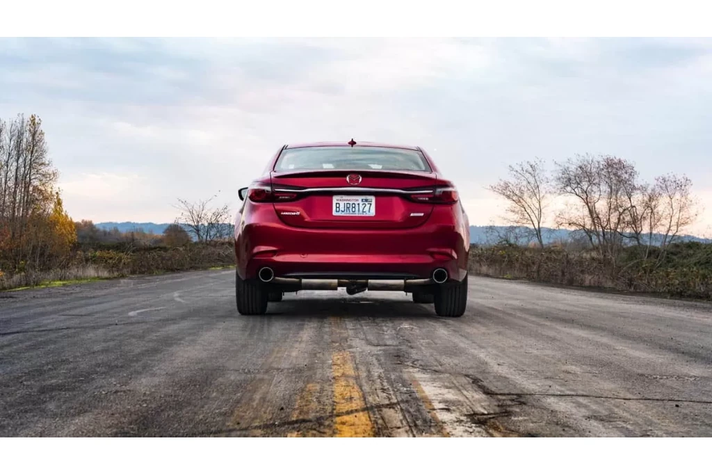 Polished 80mm piping looks great and livens up your Mazda 6.