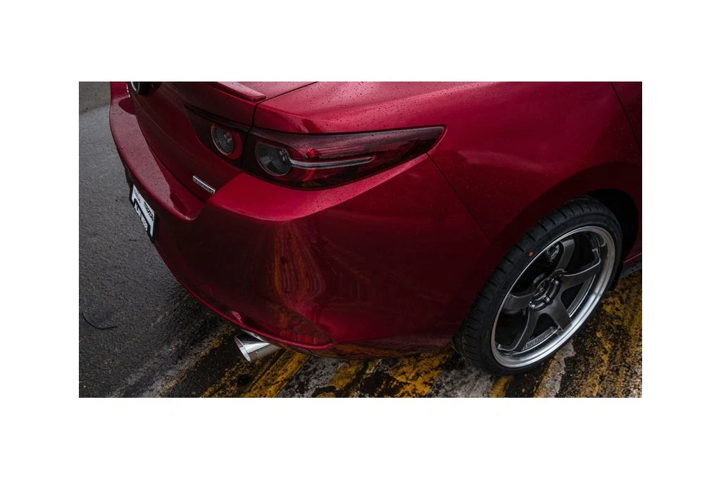 Installed Cat Back Exhaust for the Mazda 2