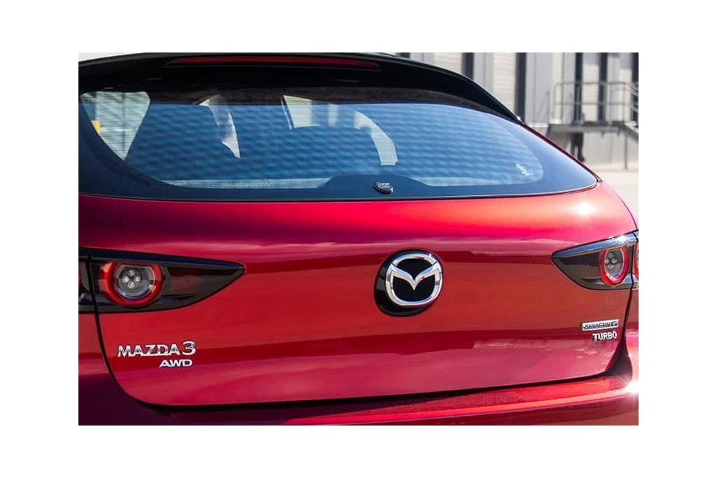 Complete Rear Wiper Delete Kit for a sleek look installed on  2019 Mazda 3