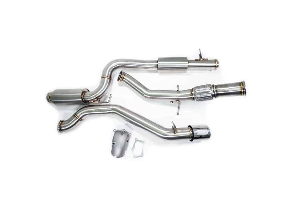 Replace your Mazdaspeed 3 full exhaust system with the CorkSport 3.5” Turbo Back Exhaust.