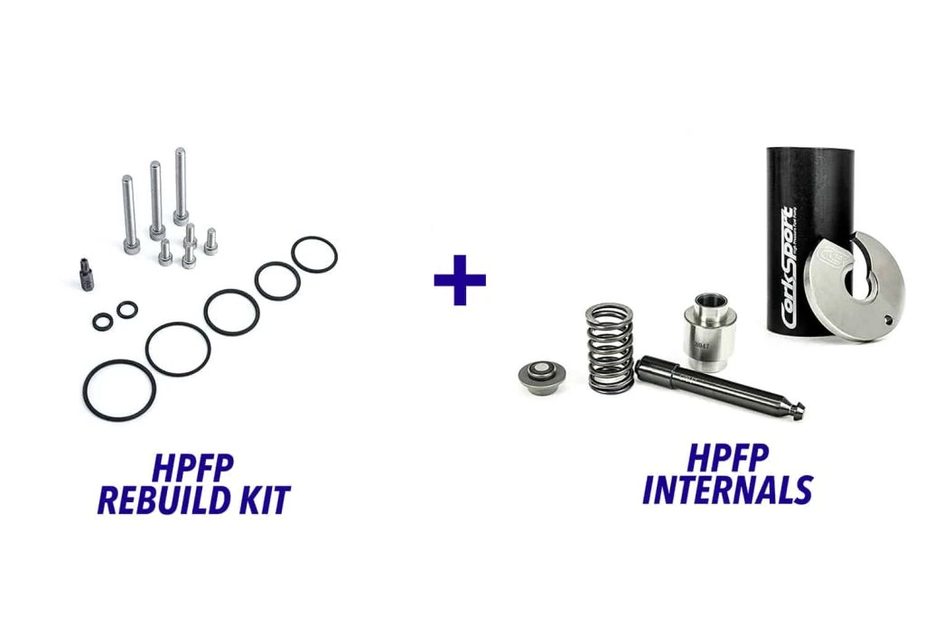 Everything needed to upgrade the Speed3/Speed6 HPFP with the internals and the seal/filter kit