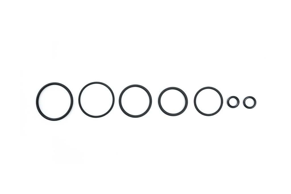 Custom manufactured X-ring exactly matches OEM specifications for correct sealing.