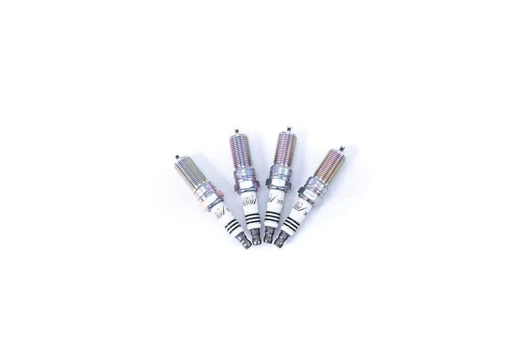 Set of four spark plugs pre-gapped to 0.026inches for Mazdaspeed