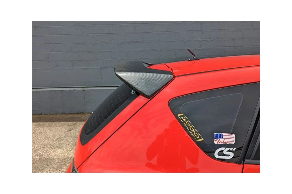 The CS carbon spoiler comes with all of the necessary hardware for installation.