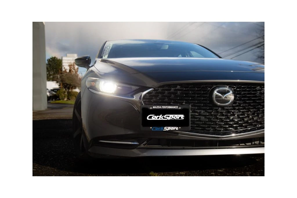 The CS License Plate Relocation Kit works with parking sensors to maintain proper functionality.